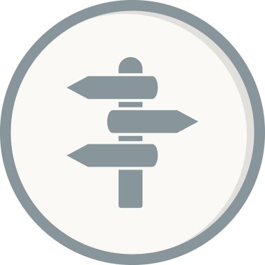 Yönsel İşaret vektör simgesi