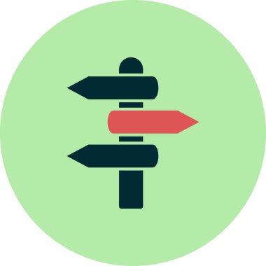 Yönsel İşaret vektör simgesi