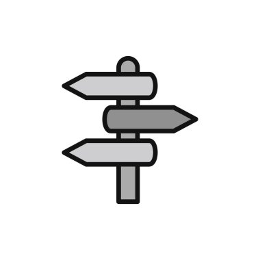 Yönsel İşaret vektör simgesi