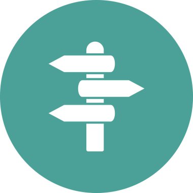 Yönsel İşaret vektör simgesi