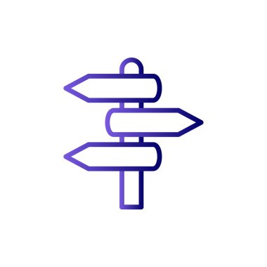 Yönsel İşaret vektör simgesi