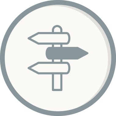 Yönsel İşaret vektör simgesi