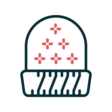  Şapka simgesi vektör illüstrasyonu