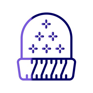  Şapka simgesi vektör illüstrasyonu