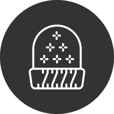  Şapka simgesi vektör illüstrasyonu