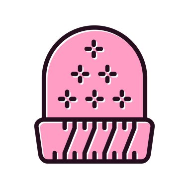  Şapka simgesi vektör illüstrasyonu