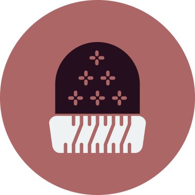  Şapka simgesi vektör illüstrasyonu