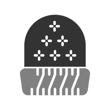  Şapka simgesi vektör illüstrasyonu