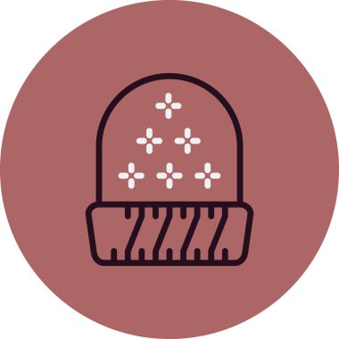  Şapka simgesi vektör illüstrasyonu