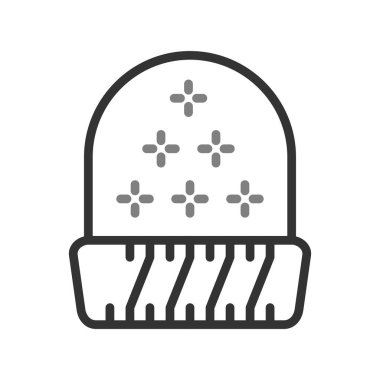  Şapka simgesi vektör illüstrasyonu