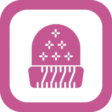  Şapka simgesi vektör illüstrasyonu