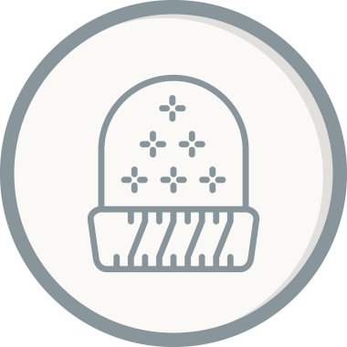  Şapka simgesi vektör illüstrasyonu