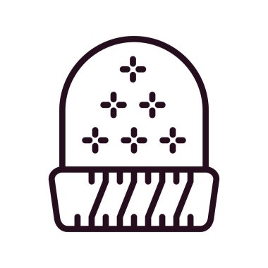  Şapka simgesi vektör illüstrasyonu