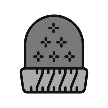  Şapka simgesi vektör illüstrasyonu