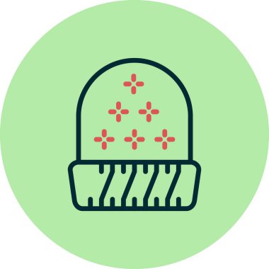  Şapka simgesi vektör illüstrasyonu