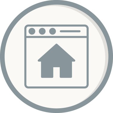 Ana sayfa vektör simgesi