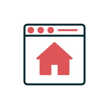 Ana sayfa vektör simgesi