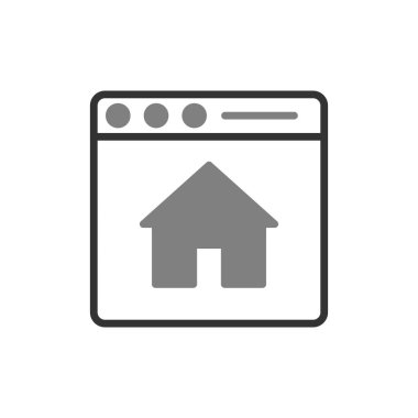 Ana sayfa vektör simgesi