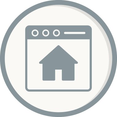 Ana sayfa vektör simgesi