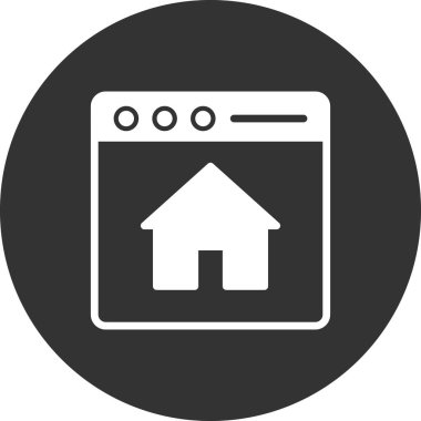 Ana sayfa vektör simgesi