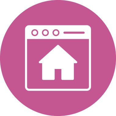 Ana sayfa vektör simgesi