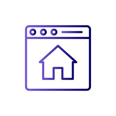 Ana sayfa vektör simgesi