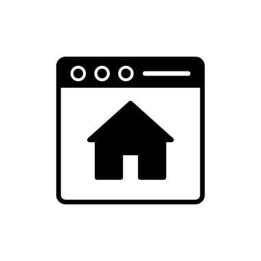 Ana sayfa vektör simgesi