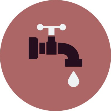 Musluk modern vektör simgesi