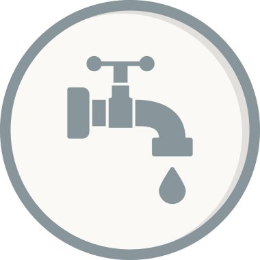 Musluk modern vektör simgesi