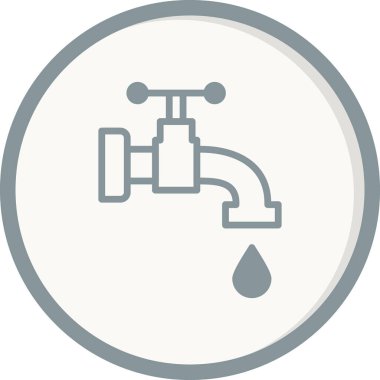 Musluk modern vektör simgesi