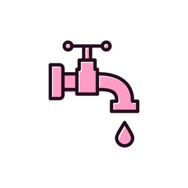 Musluk modern vektör simgesi