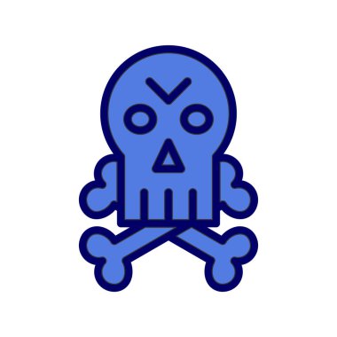Jolly Roger vektör simgesi