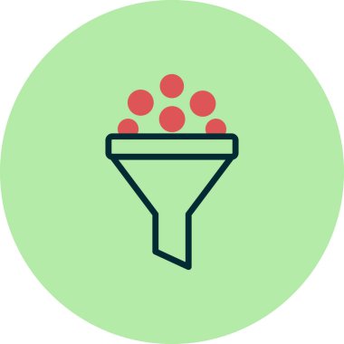 Modern vektör simgesini filtrele