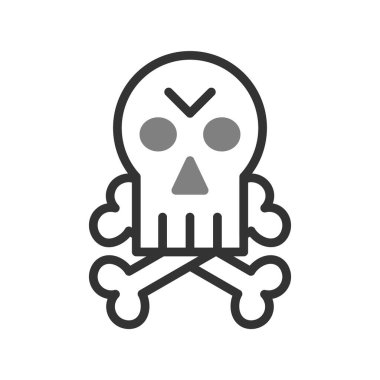 Jolly Roger vektör simgesi