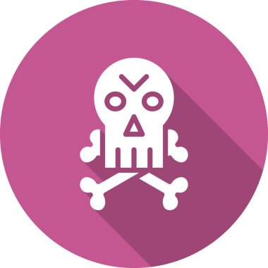 Jolly Roger vektör simgesi