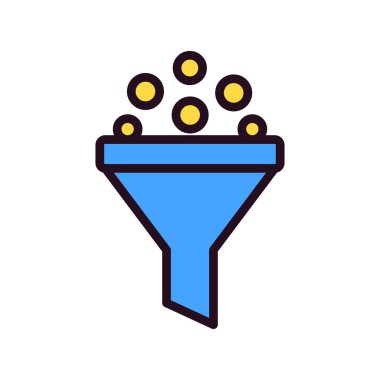 Modern vektör simgesini filtrele