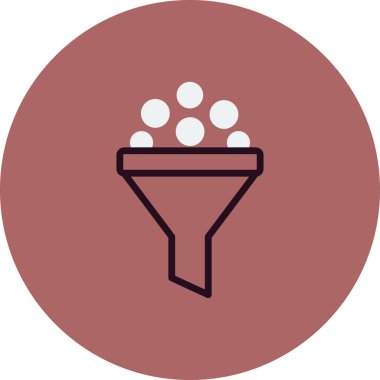 Modern vektör simgesini filtrele