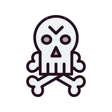 Jolly Roger vektör simgesi