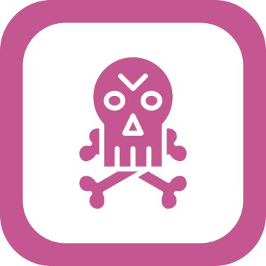 Jolly Roger vektör simgesi