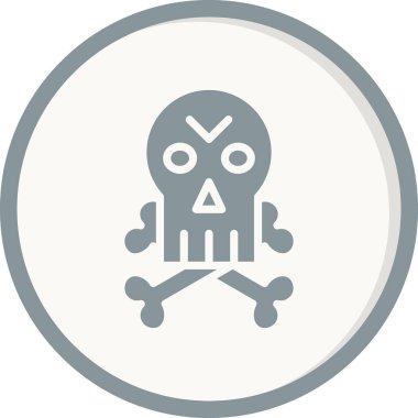 Jolly Roger vektör simgesi