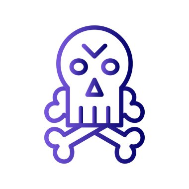 Jolly Roger vektör simgesi