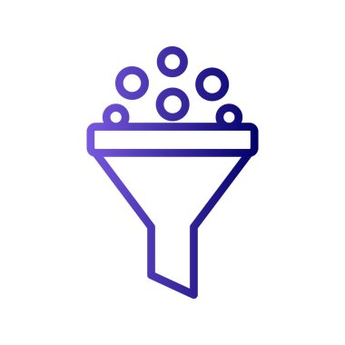 Modern vektör simgesini filtrele