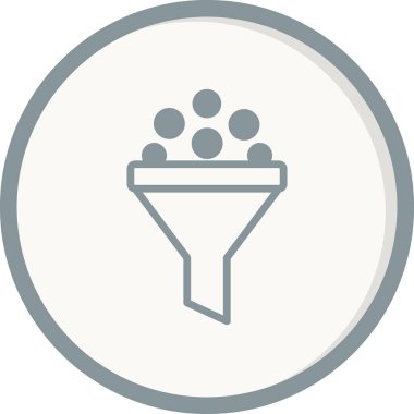 Modern vektör simgesini filtrele