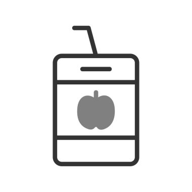 Meyve suyu. Web simgesi basit illüstrasyon 