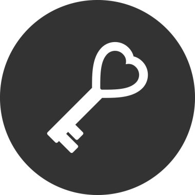 Anahtar simgesi vektör illüstrasyonu