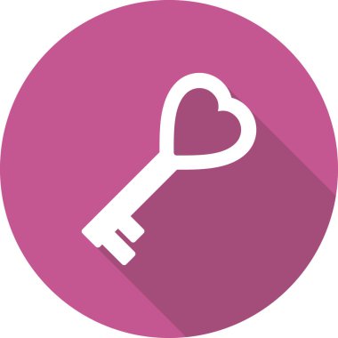 Anahtar simgesi vektör illüstrasyonu