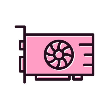 Oyun kartı vektör simgesi