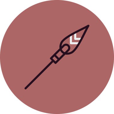 Lance modern vektör simgesi