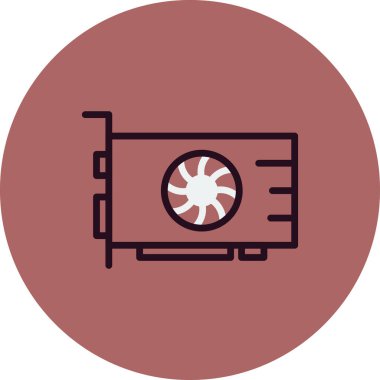 Oyun kartı vektör simgesi