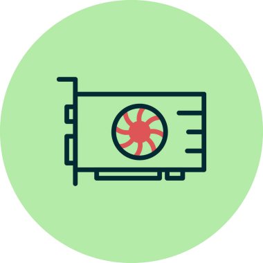 Oyun kartı vektör simgesi